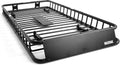 50506 64" X 39" X 6" Heavy-Duty Universal Steel Roof Rack , Black