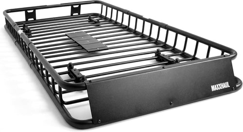 50506 64" X 39" X 6" Heavy-Duty Universal Steel Roof Rack , Black