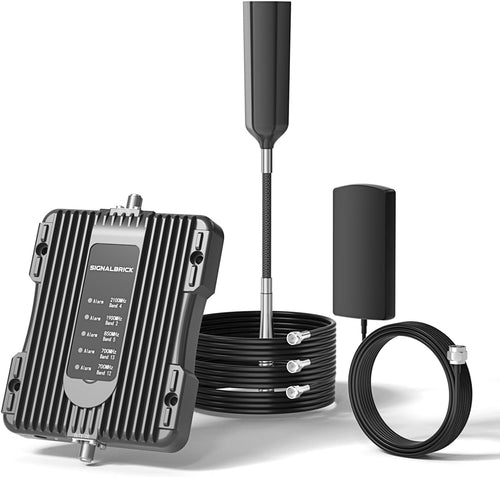 Cell Phone Booster for Truck RV, 5G/4G LTE/3G Signal Booster All Carriers